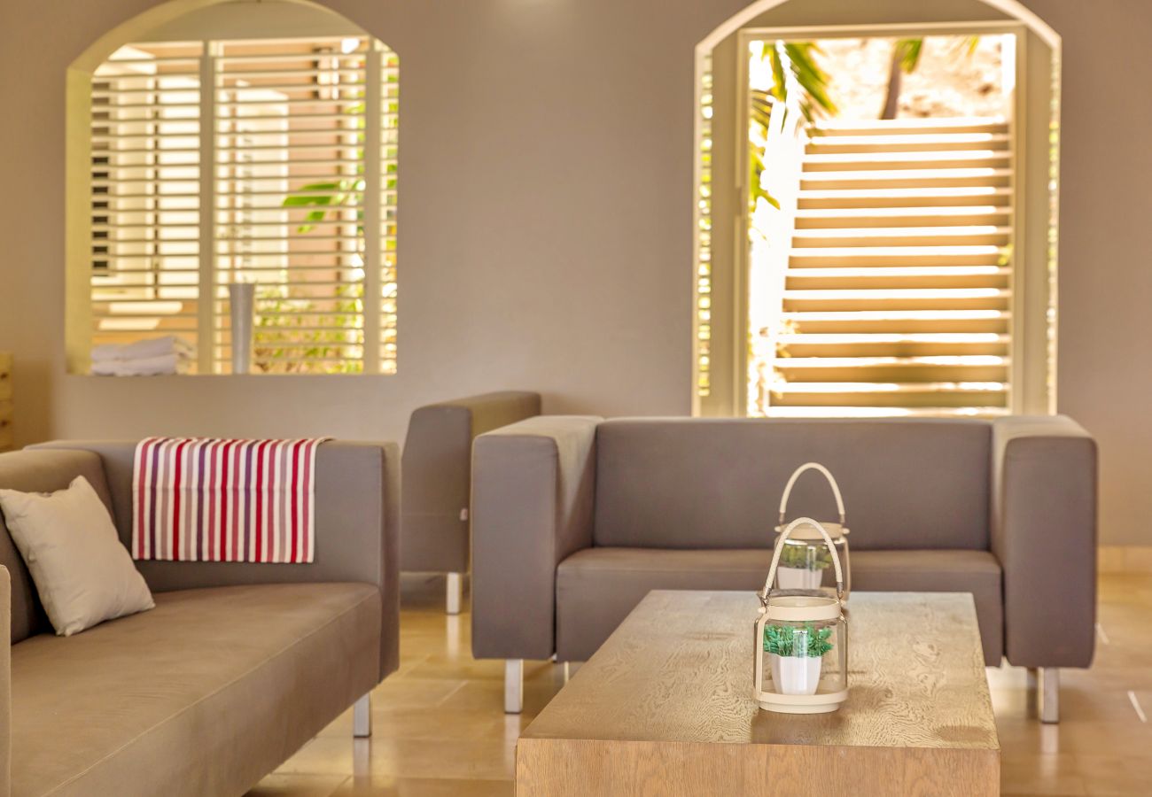 Salon de la Villa Cerisier, villa de luxe en Martinique à Le François Salon de la Villa Cerisier, villa de luxe en Martinique à Le François