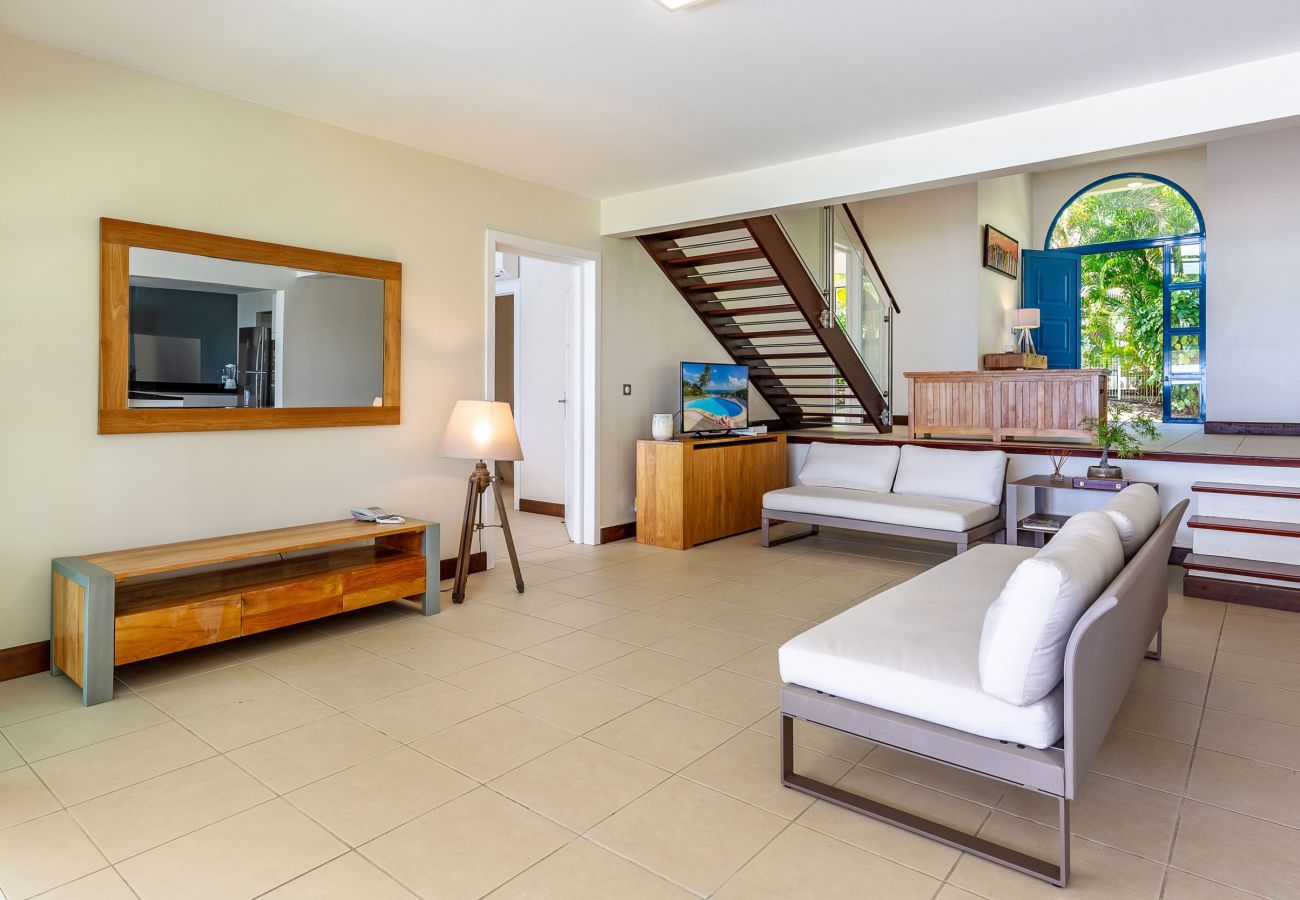 Salon Villa Marine, villa de luxe en Guadeloupe à Saint-François Salon Villa Marine, villa de luxe en Guadeloupe à Saint-François